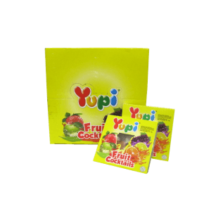 YUPI CANDY GUMMY FRUIT COCKTAIL PCK 24g