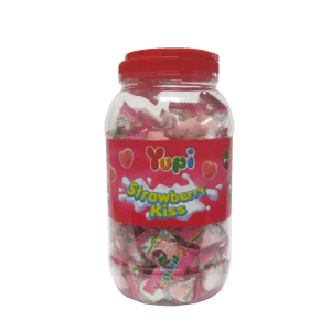 YUPI CANDY GUMMY KISS STRAWBERRY TPS 300g