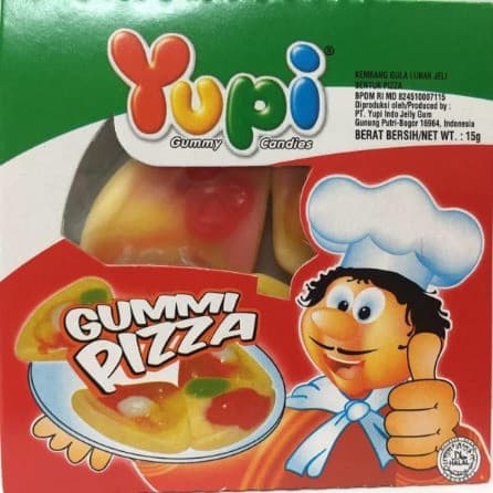 YUPI GUMMI PIZZA 15G