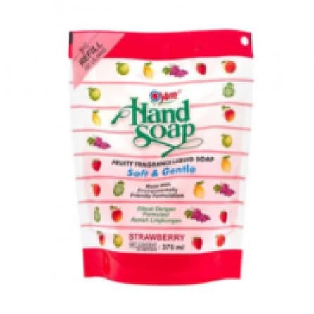 Yuri Hand Soap Refill Strawberry 375ml