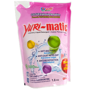 YURI MATIC DETERGENT CAIR FLORAL PCH 1.8/1.6kg