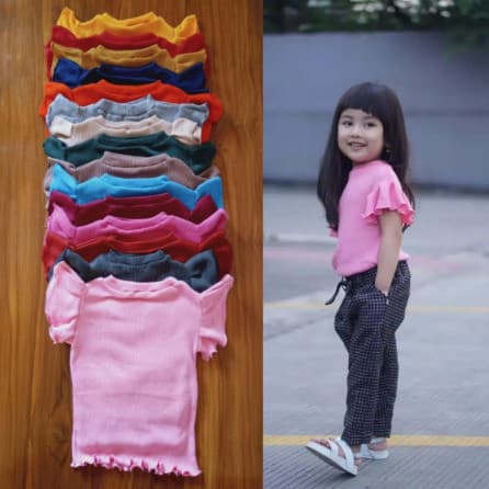 ZARRA TOP Kaos Anak Ruffle Tee 2 - 5 Tahun
