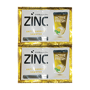 ZINC SHAMPOO ACTIVE FRESH LEMONT MINT SCT 10mL