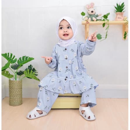 Ziva Set - Setelan Rayon Panjang Anak 