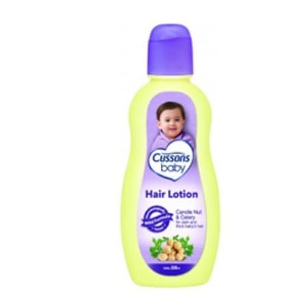 Cussons Baby Hair Lotion Natural Kemiri, Aloe Vera, Seledri, BTL 100ML