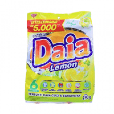 Deterjen Daia Bubuk Sensasi Segar / Ekstrak Jeruk Lemon Pck 300/290g