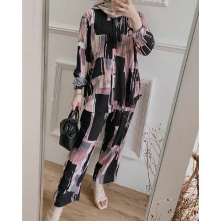 Fello One Set / One Set Rayon / One Set Pajamas / Setelan Wanita, Marella One Set