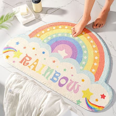 Keset Kaki Rainbow Kamar Mandi Ruangan Import Higt Quality (40 X 60 CM)