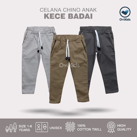 OVIKIDS - Celana Chino Anak Kece Badai Kids Unisex (12 Bulan - 5 Tahun)