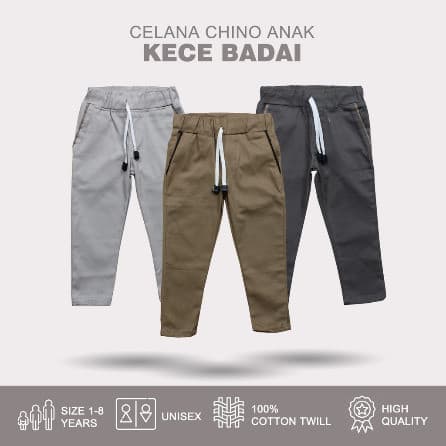 OVIKIDS - Celana Kece Badai Junior / Celana Chino Anak Kece Badai Unisex (5 - 9 Tahun)