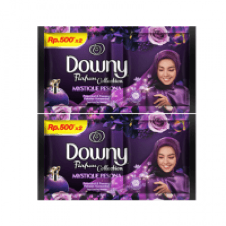 Pelembut & Pewangi Pakaian Downy Softener Mystique Pesona Isi 12 Sct 20mL
