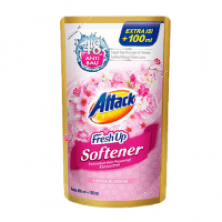 Pelembut & Pewangi Pakaian Kao Attack Fresh Up Sakura Blossom Pch 700+100mL