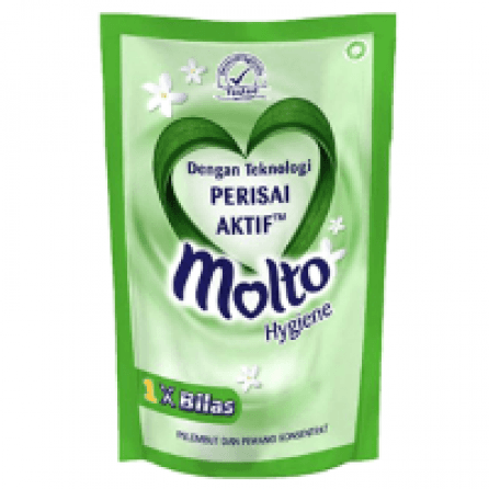 Pelembut & Pewangi Pakaian Molto 1X Bilas Hygiene Protect Pch 720mL