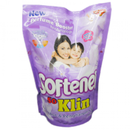 Pewangi Pakaian So Klin Softener + Anti Kusut Refill Violet Pch 1800mL